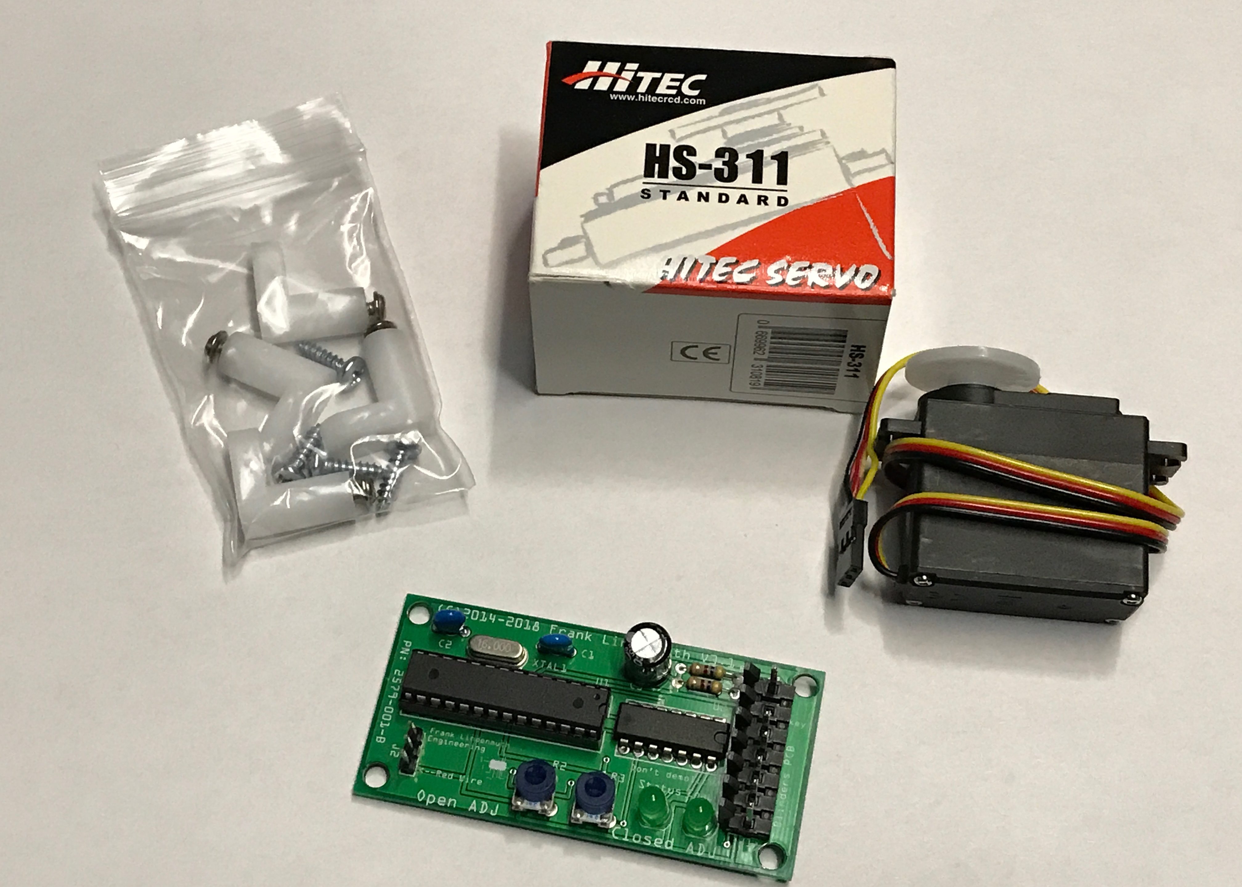 "Tommy" blinders controller board and servo