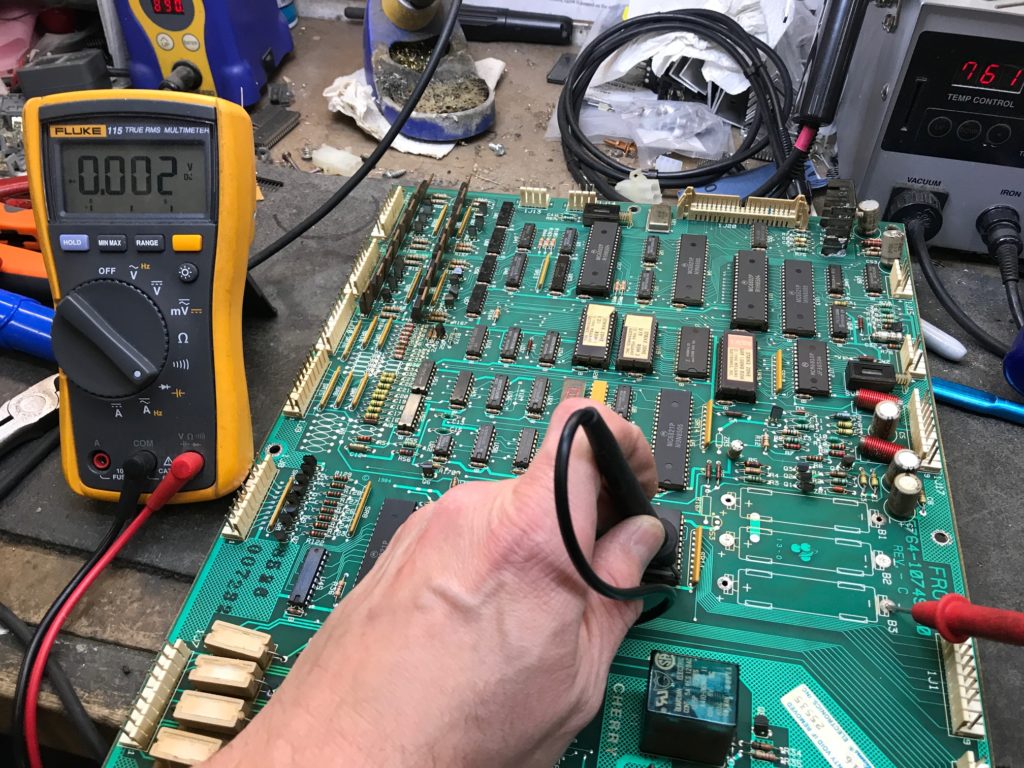 Checking a chip in diode test