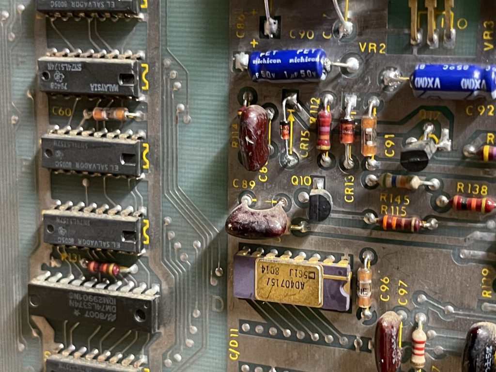 Atari Asteroids logic board