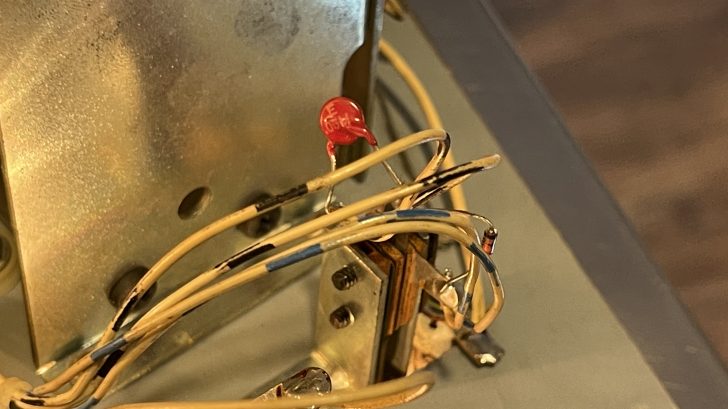 Bally pinball target switch capacitor